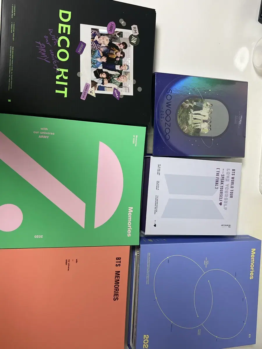 방탄 메모리즈, 소우주, speak yourself, 데코키트 일괄판매